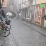Kramerbrücke im Regen